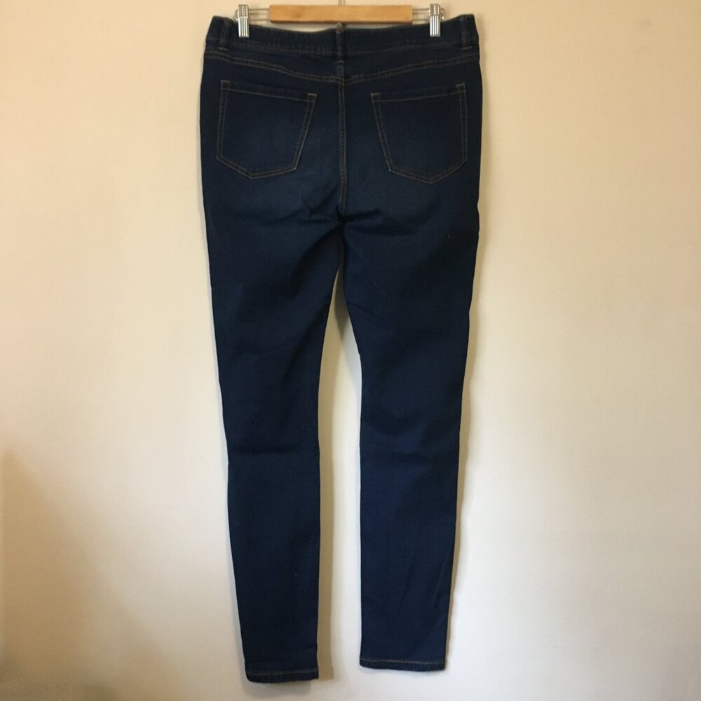 Denver Hayes Mid Rise Blue Jeggings Size 16x32 Stretch - Picture 2 of 12